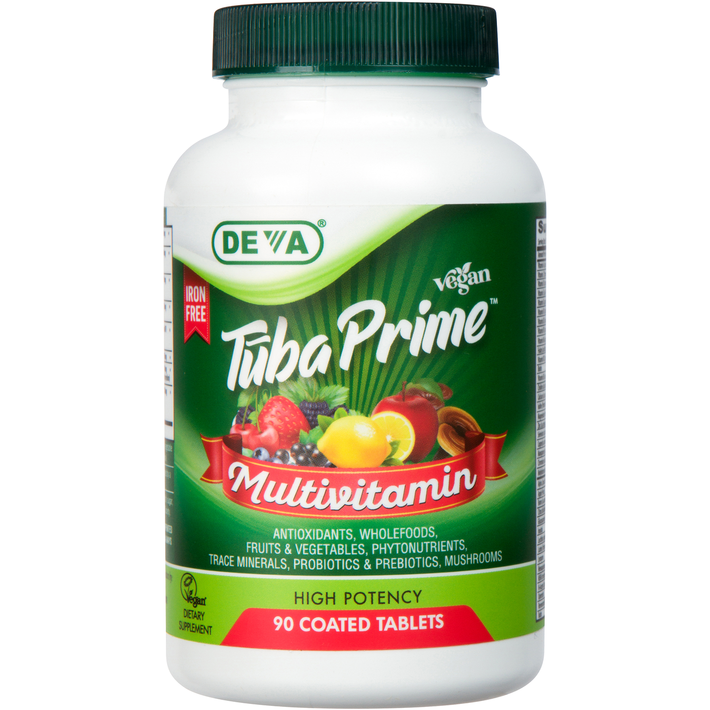 Vegan Tūba Prime Iron-Free 90 tab Curated Wellness