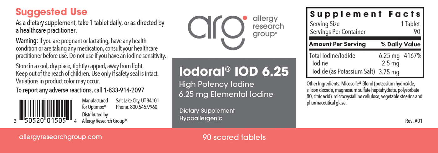 Iodoral® 6.25 mg  Curated Wellness