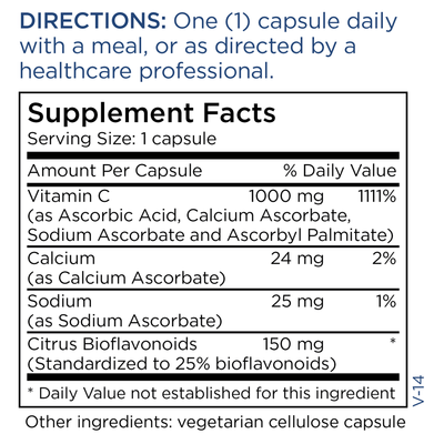 Buffered C 1000 mg 90 caps Curated Wellness