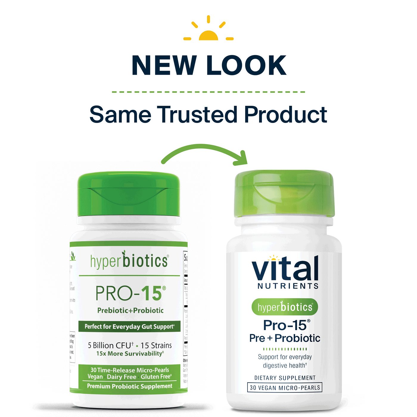 Hyperbiotics Pro-15 Pre + Probiotic 30ct Curated Wellness