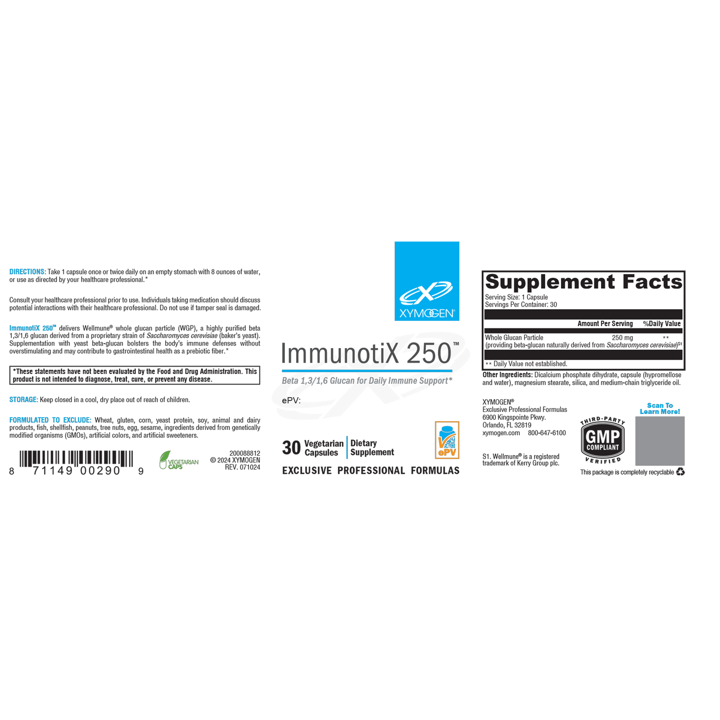 ImmunotiX 250 c Curated Wellness