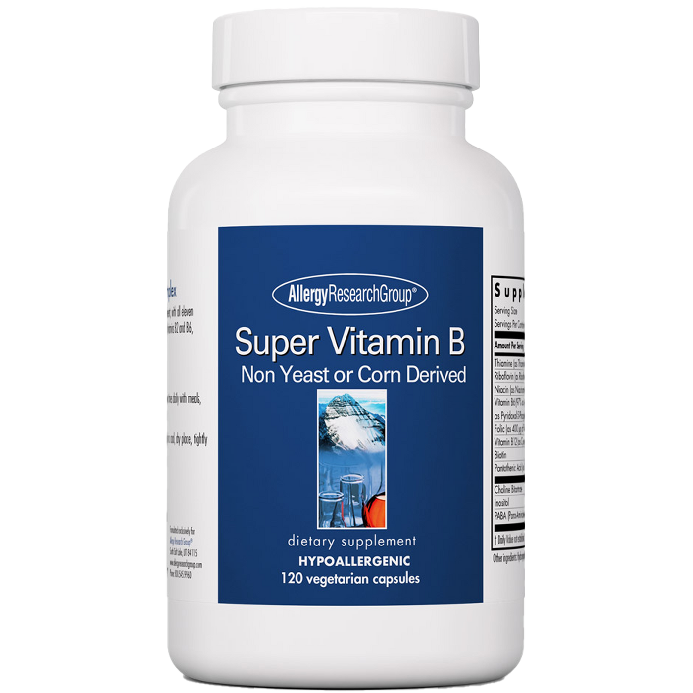 Super Vitamin B Complex 120 caps Curated Wellness