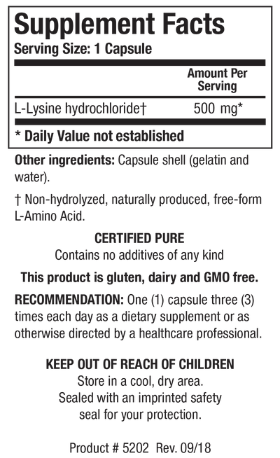 L-Lysine HCl (Amino Acid)