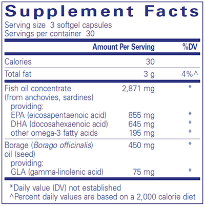 VisionPro EPA/DHA/GLA 90 caps Curated Wellness