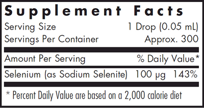 Selenium High Dose Drops 0.50 fl oz Curated Wellness
