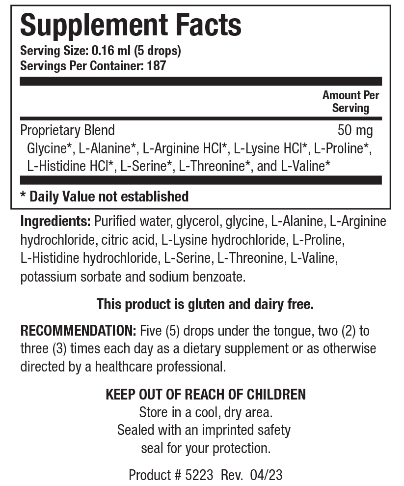 Amino Acid Quick-Sorb™