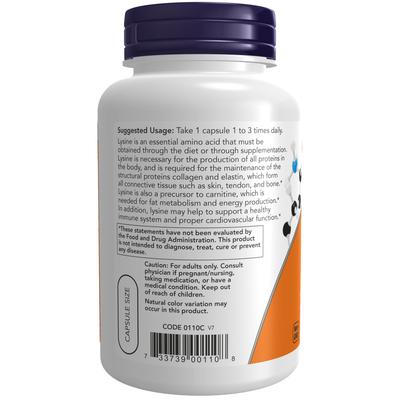 L-Lysine 500 mg  Curated Wellness