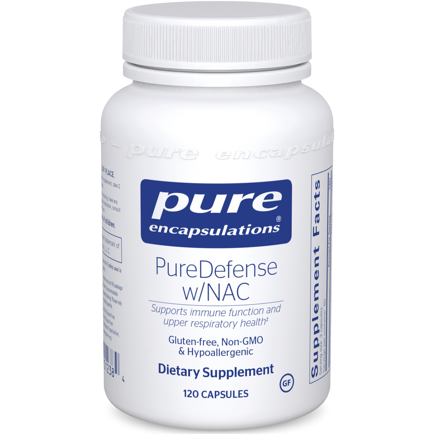 PureDefense w/NAC 120 vcaps Curated Wellness