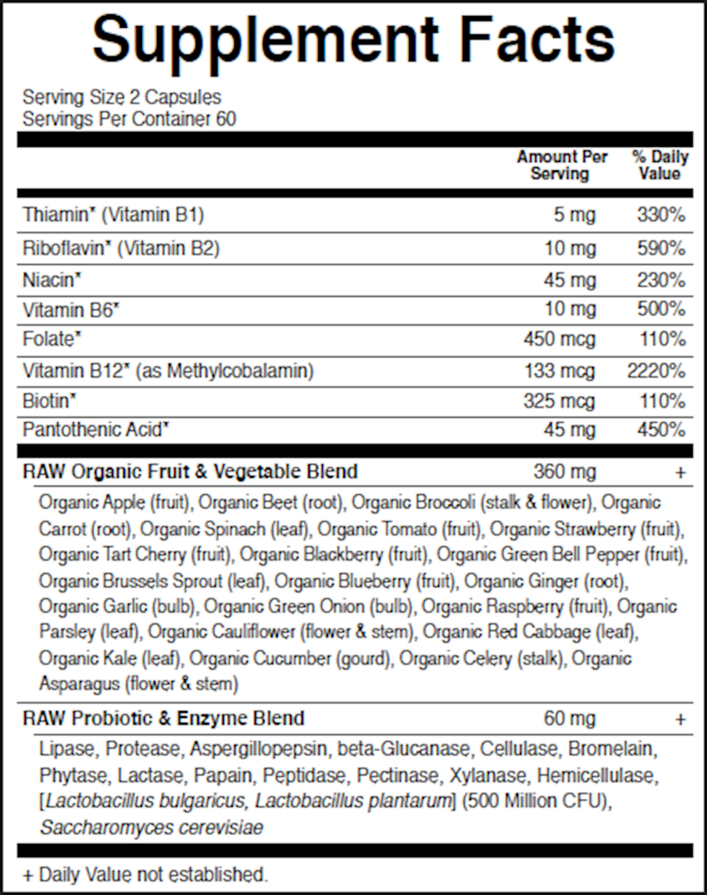 Vitamin Code Raw B Complex  Curated Wellness