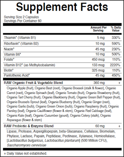 Vitamin Code Raw B Complex  Curated Wellness