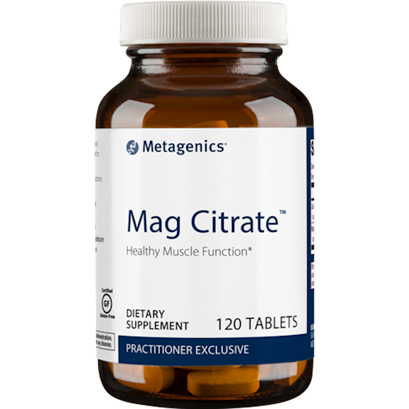 Mag Citrate 120 tabs Curated Wellness