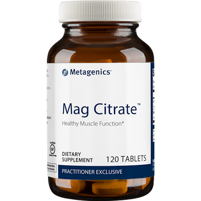 Mag Citrate 120 tabs Curated Wellness