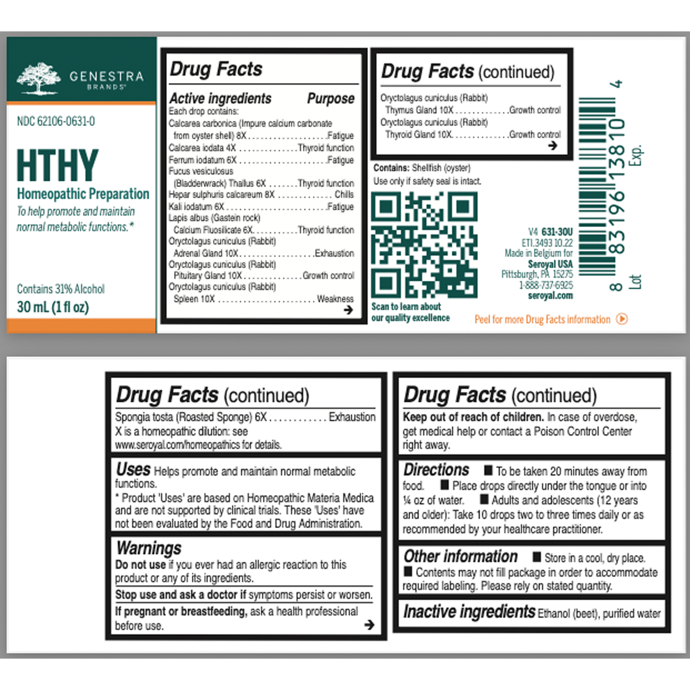 HTHY Homeopathic Preparation 30ml Curated Wellness