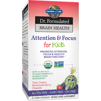 Dr. Formulated Attention Kids 60 tabs Curated Wellness