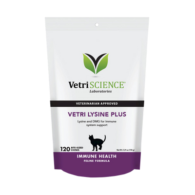 Vetri-Lysine Plus Chicken Liver 120 chew Curated Wellness