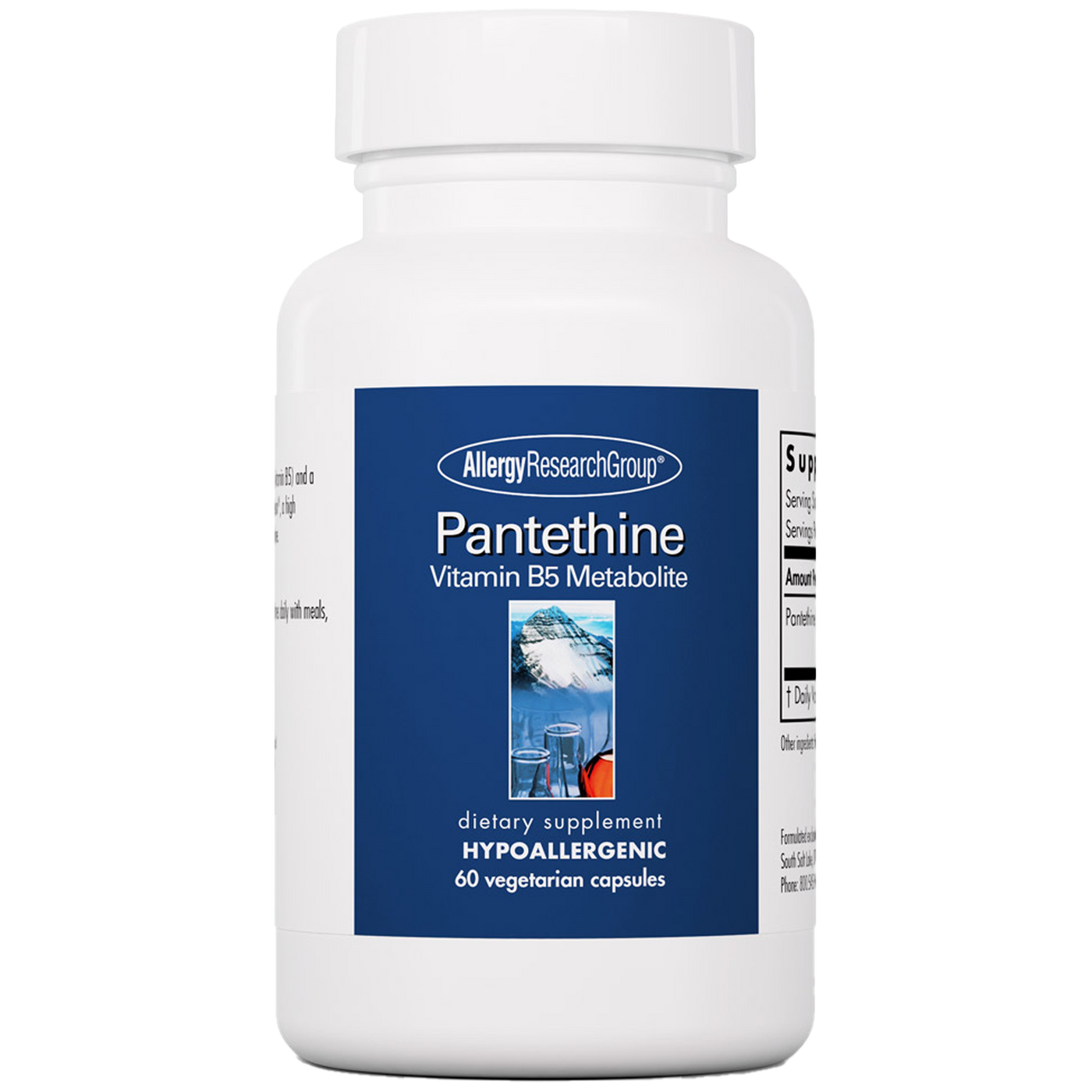 Pantethine 660 mg 60 vcaps Curated Wellness