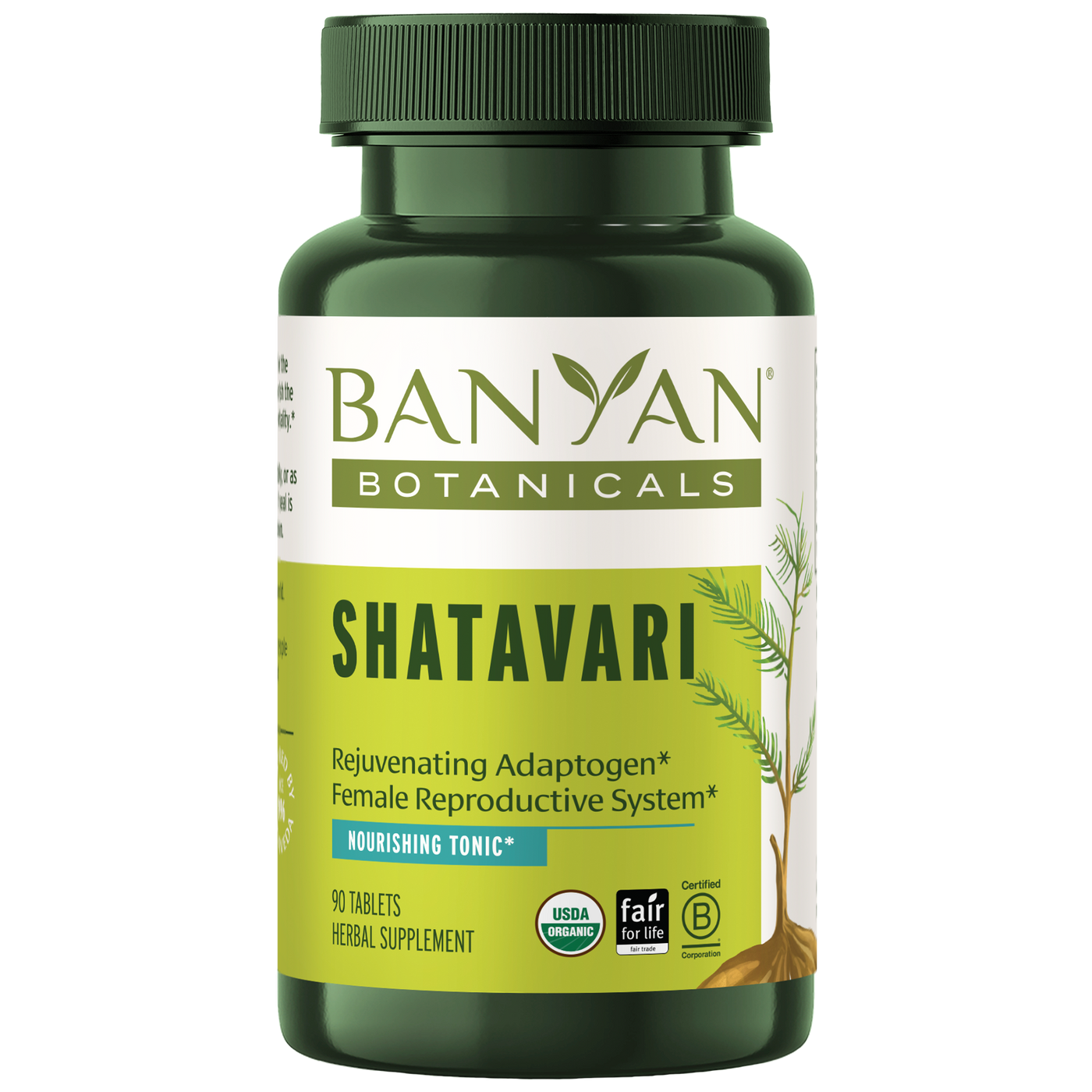 Shatavari, Organic 90 tabs Curated Wellness