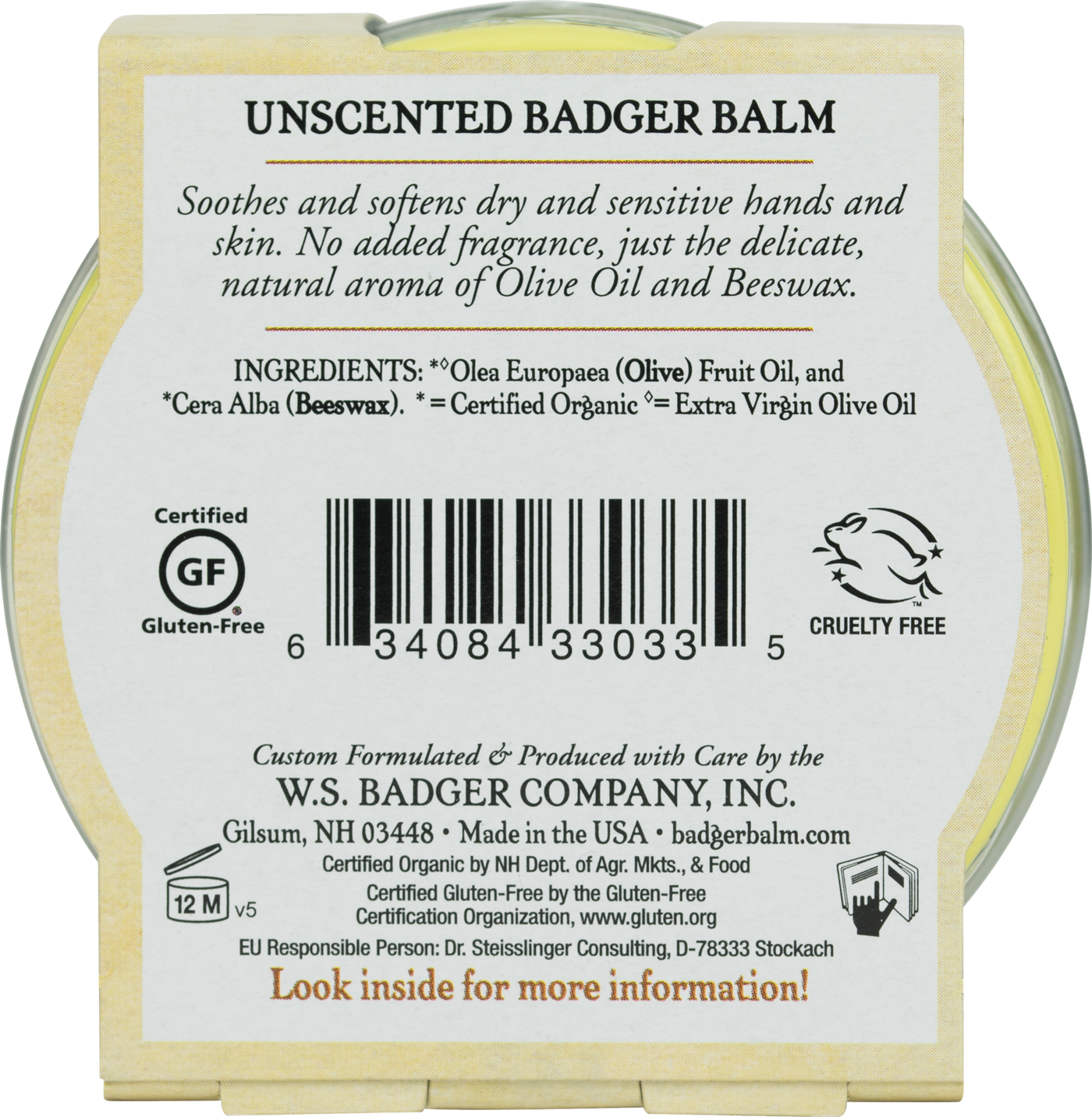 Badger Balm - Unscented  Curated Wellness