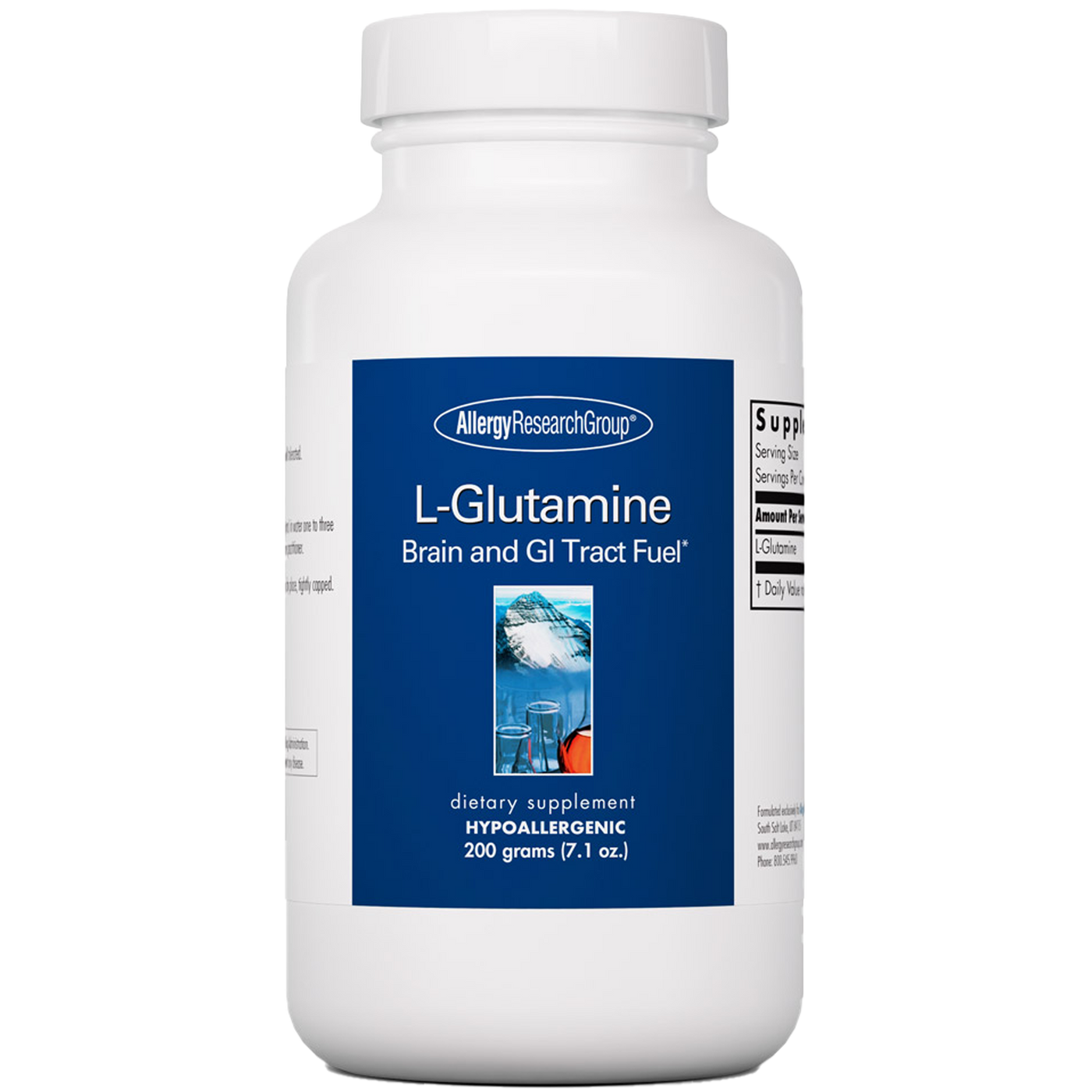 L-Glutamine Powder 200 g Curated Wellness