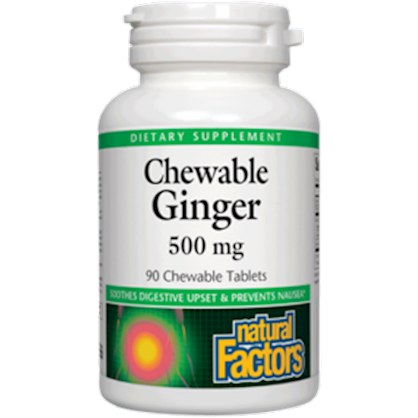 Chewable Ginger 90 tabs Curated Wellness