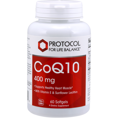 CoQ10 400 mg 60 gels Curated Wellness