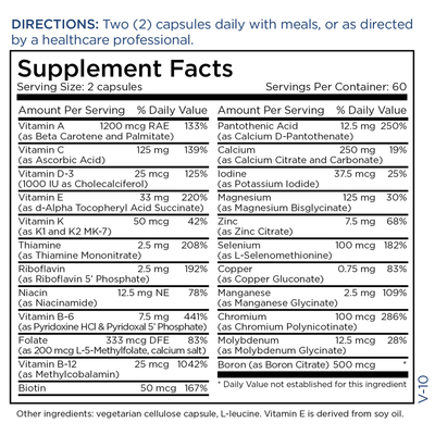 Basic Maintenance w/ Vit D 120 vcaps Curated Wellness