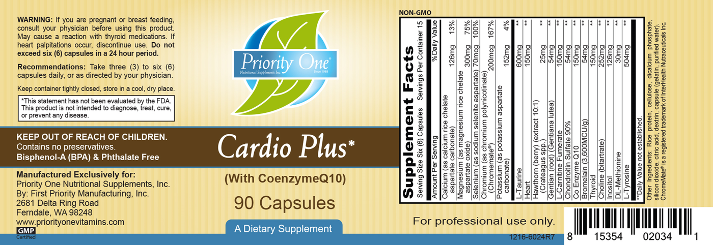 Cardio Plus CoQ10  Curated Wellness