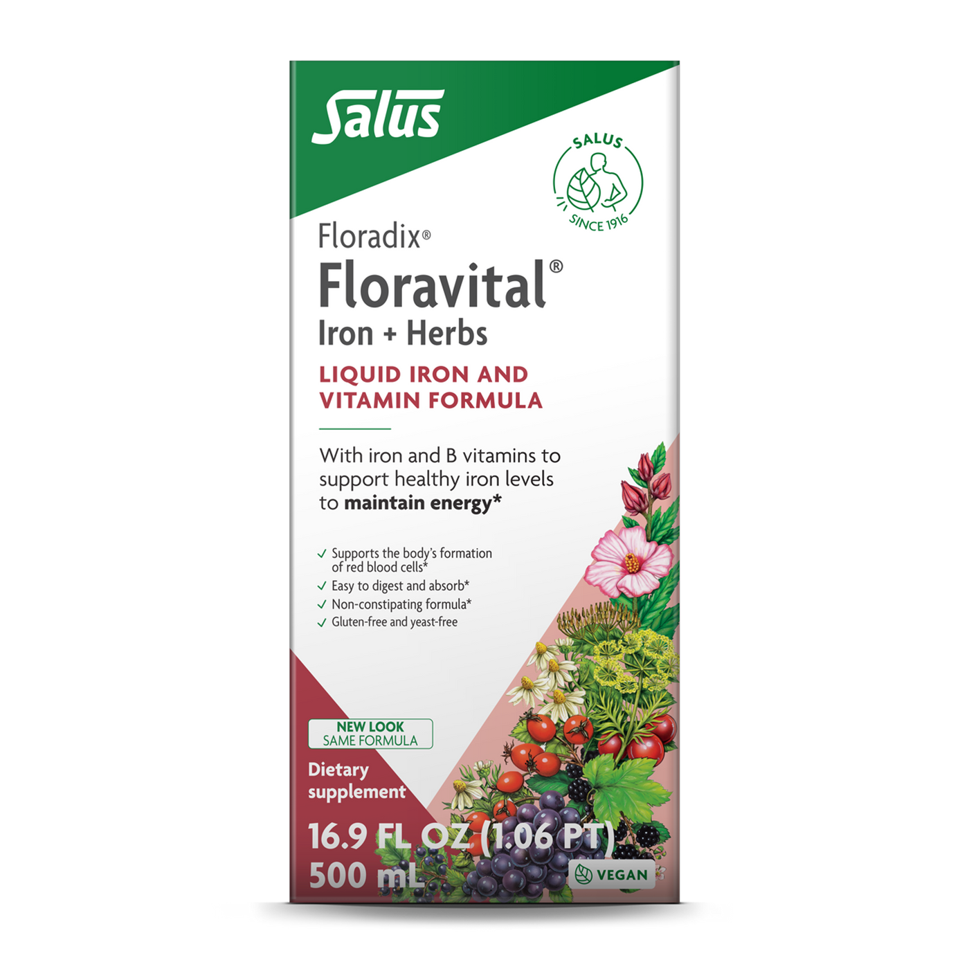 Floravital Iron Herbs Yeast-Free  Curated Wellness