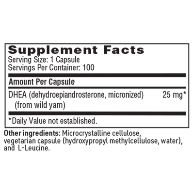 DHEA 100 caps Curated Wellness