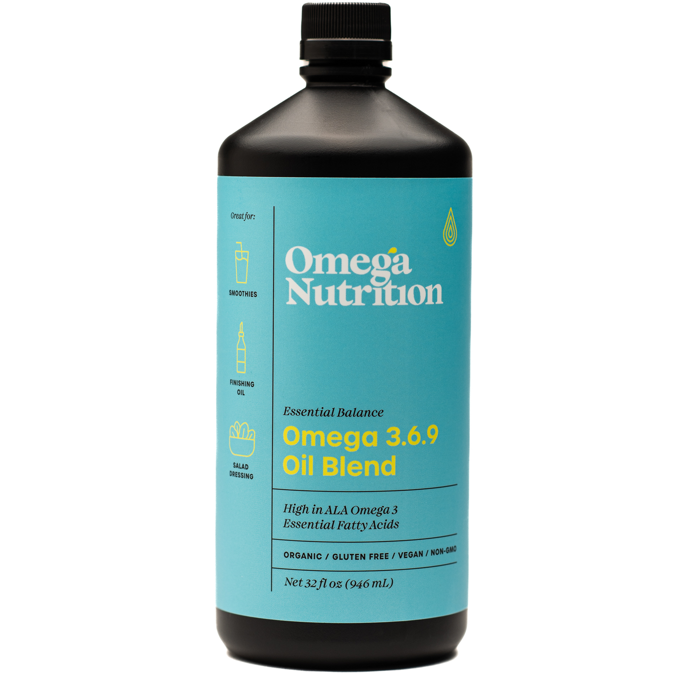 Omega 3 6 9 Oil Blend  Curated Wellness