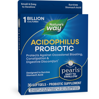 Acidophilus Pearls 30 caps Curated Wellness