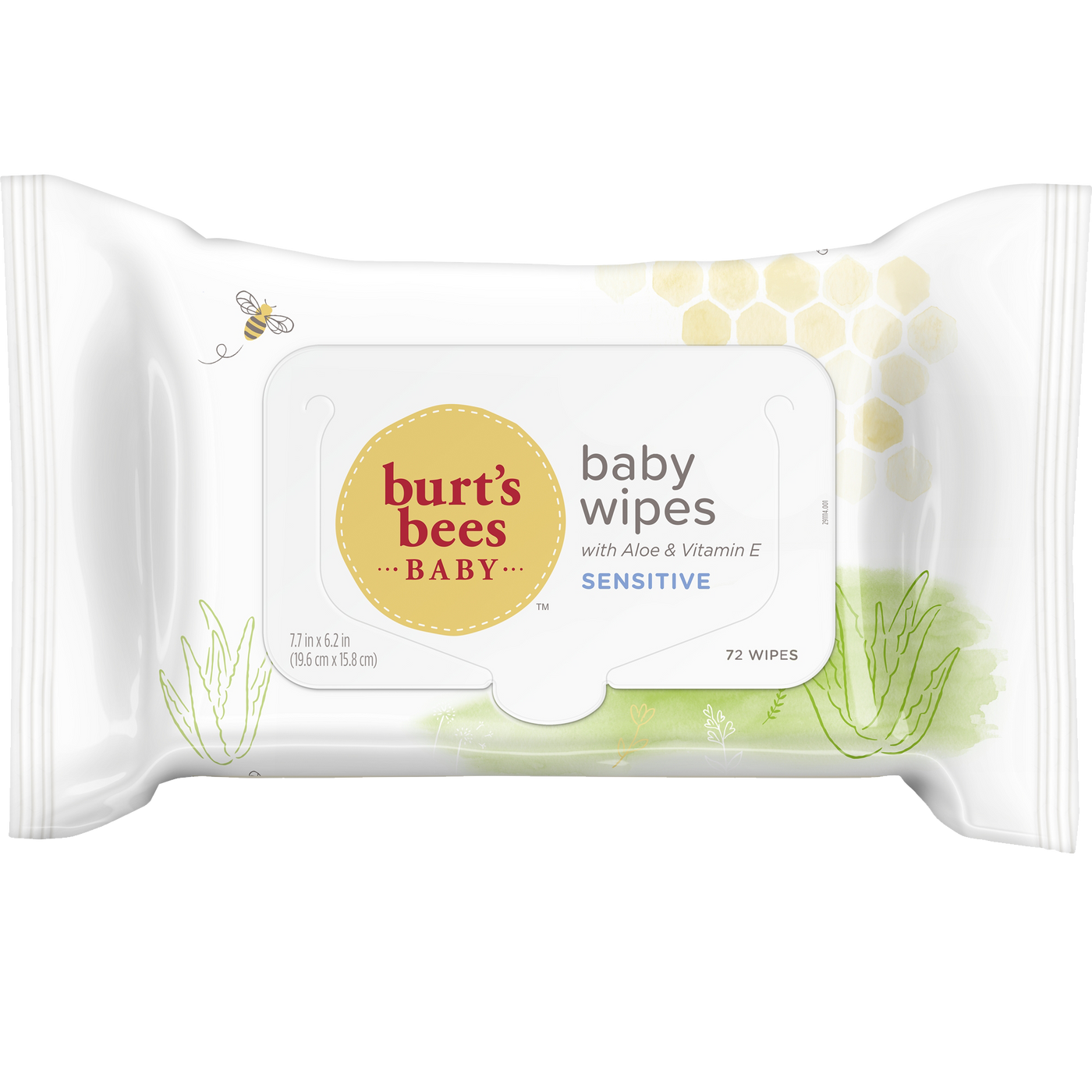 Baby Bee Wipes Chlorine Free 72 ct Curated Wellness