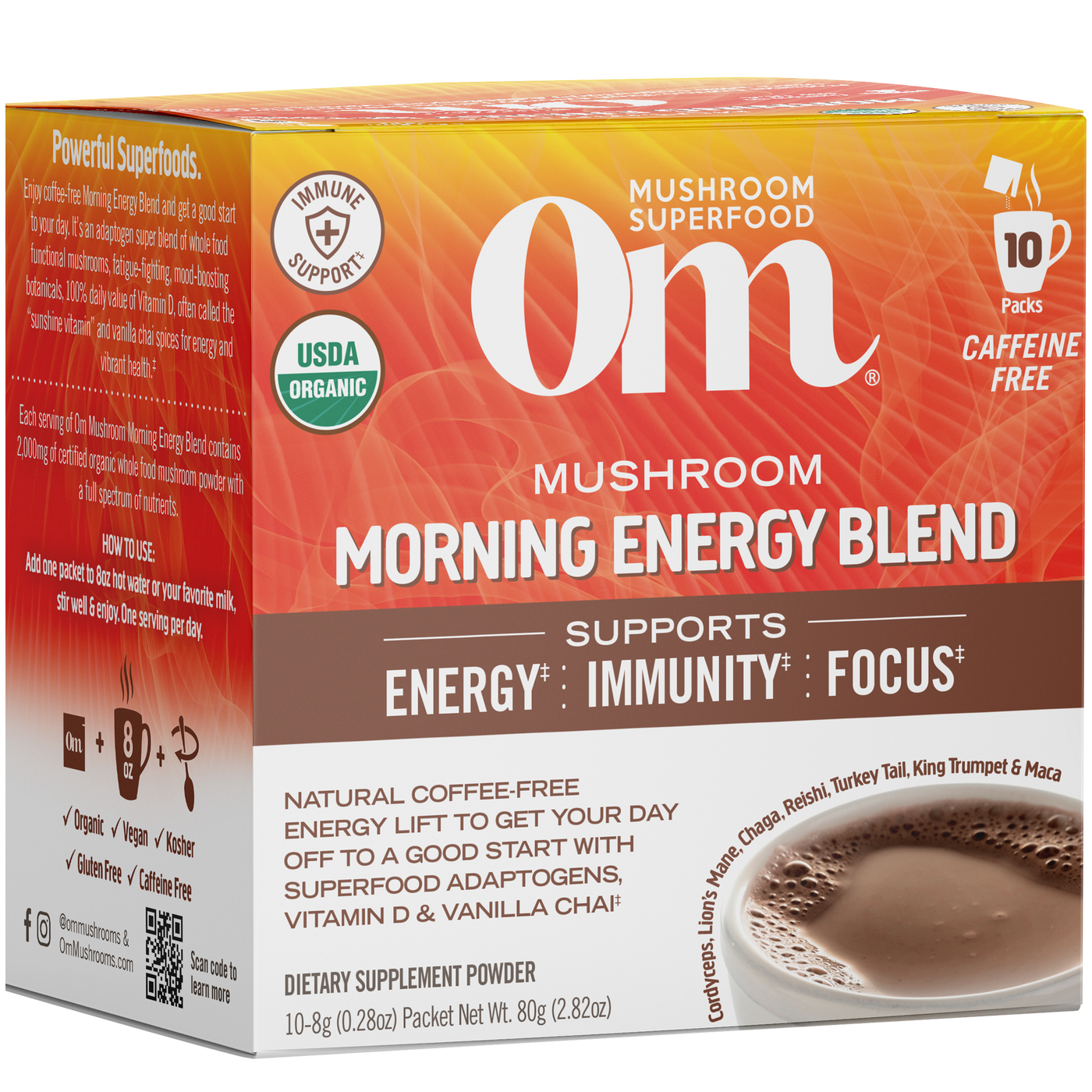 Mushroom Morning Energy 10 pack Curated Wellness