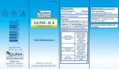 GUNA - IL 4 1 fl oz Curated Wellness