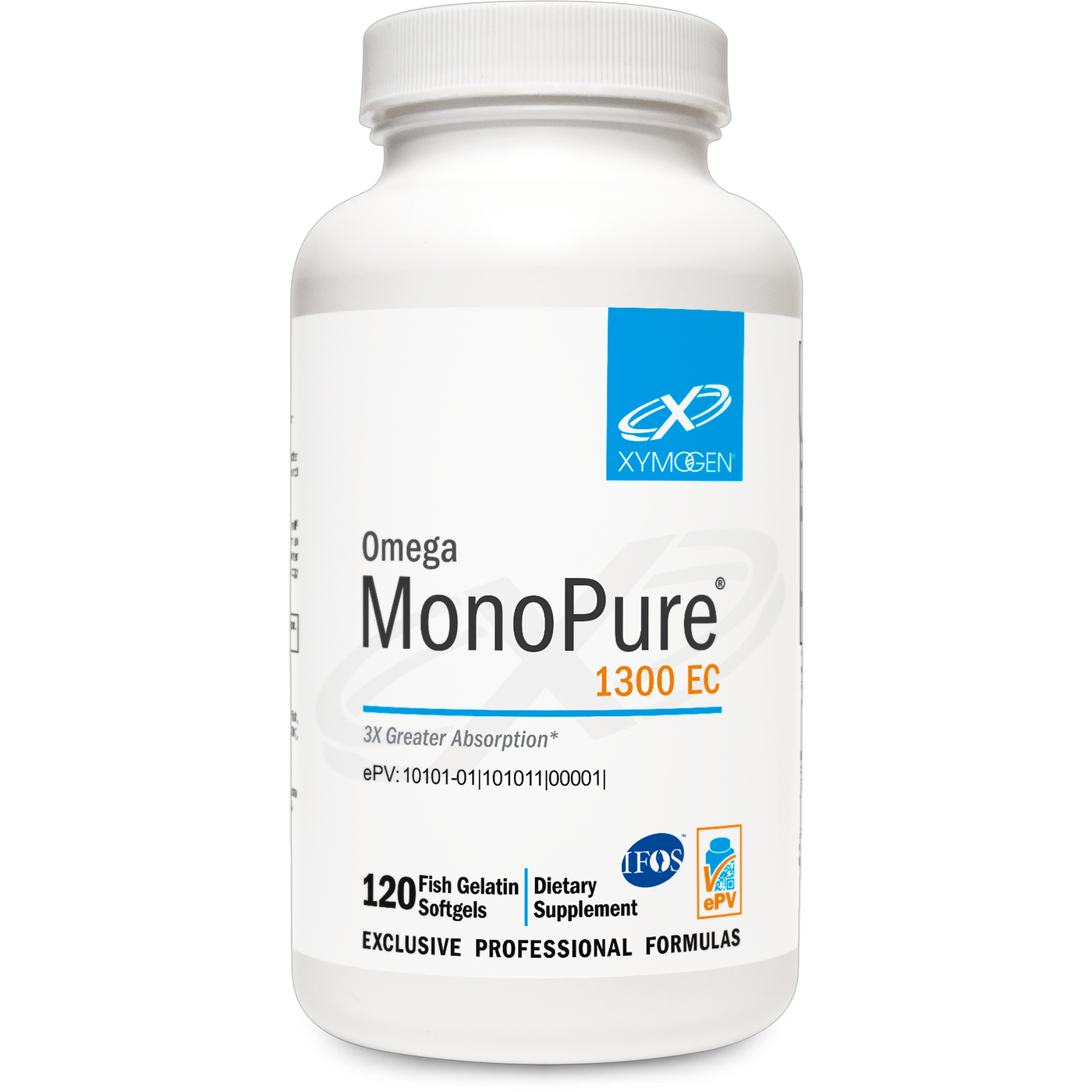 Omega MonoPure 1300 EC 120 Softgels Curated Wellness