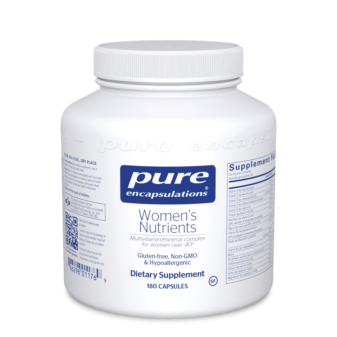 Women's Nutrients 180 vcaps Curated Wellness