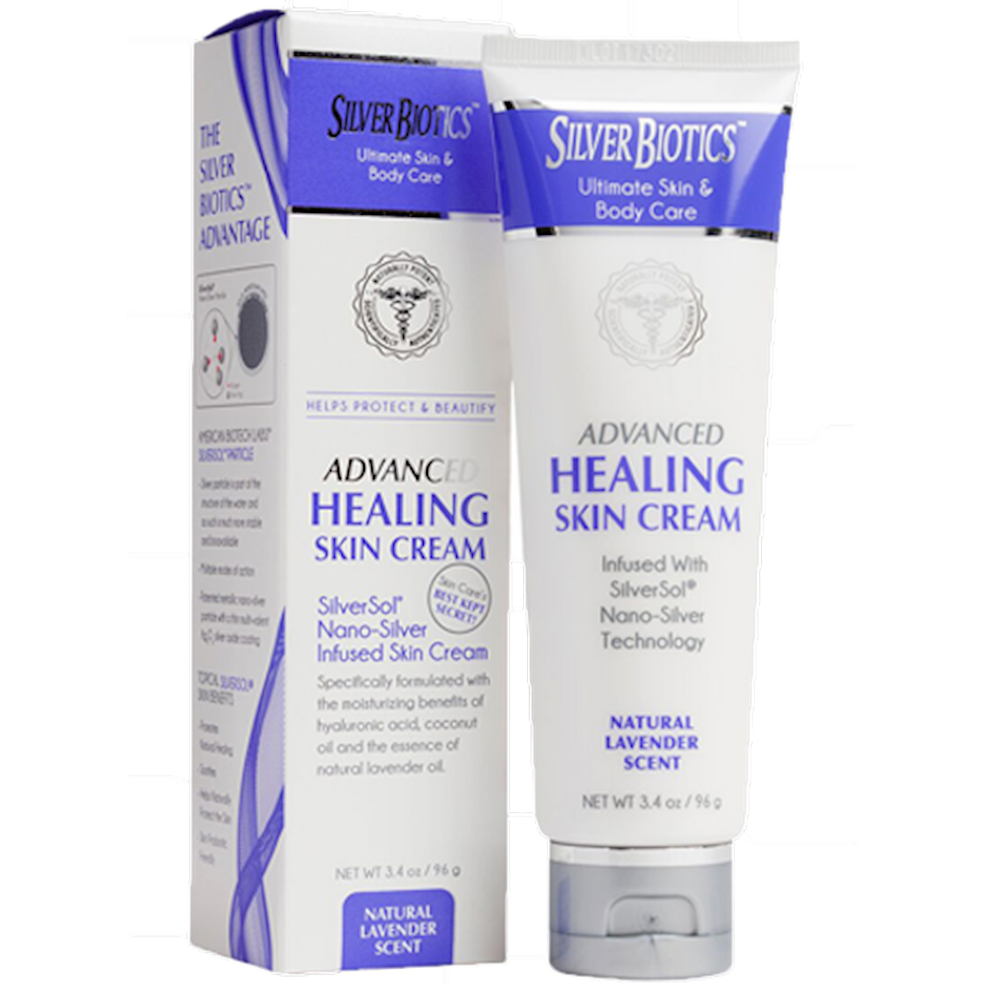 Silver Biotics Skin Cream Lav  Curated Wellness