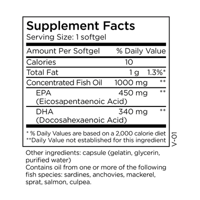Omega-3 90 softgel Curated Wellness