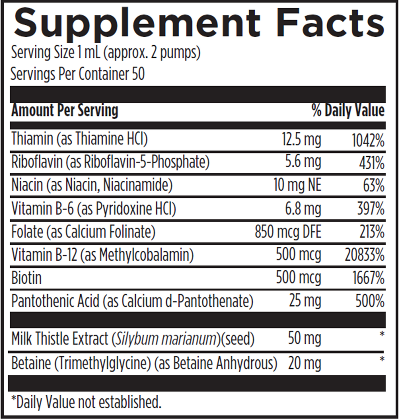 Liposomal B Supreme 1.7 fl oz Curated Wellness