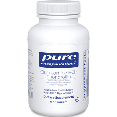 Glucosamine HCl Chondroitin 120 vcaps Curated Wellness