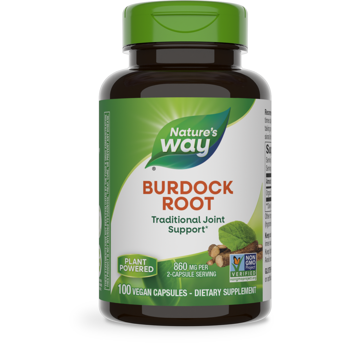 Burdock Root 950 mg  Curated Wellness