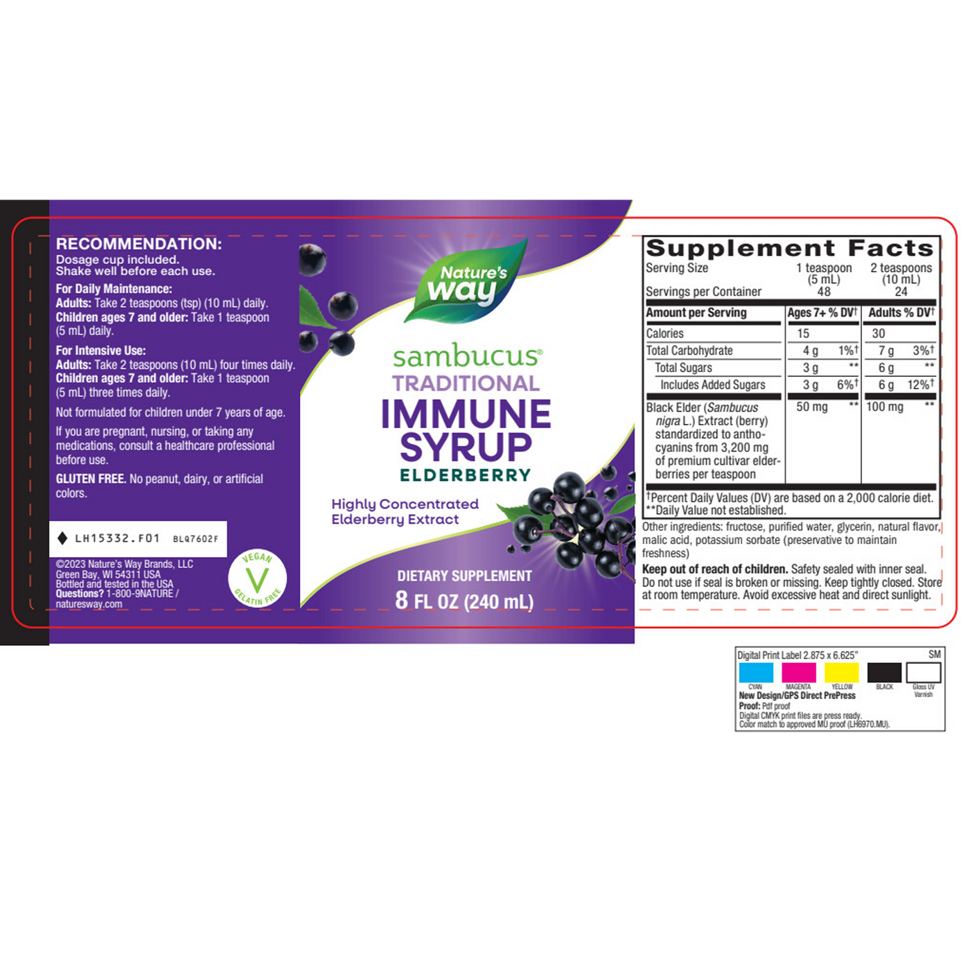 Sambucus Original Syrup  Curated Wellness