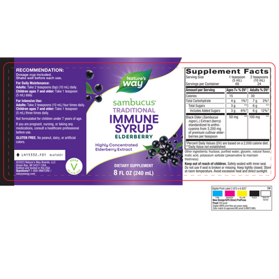 Sambucus Original Syrup  Curated Wellness