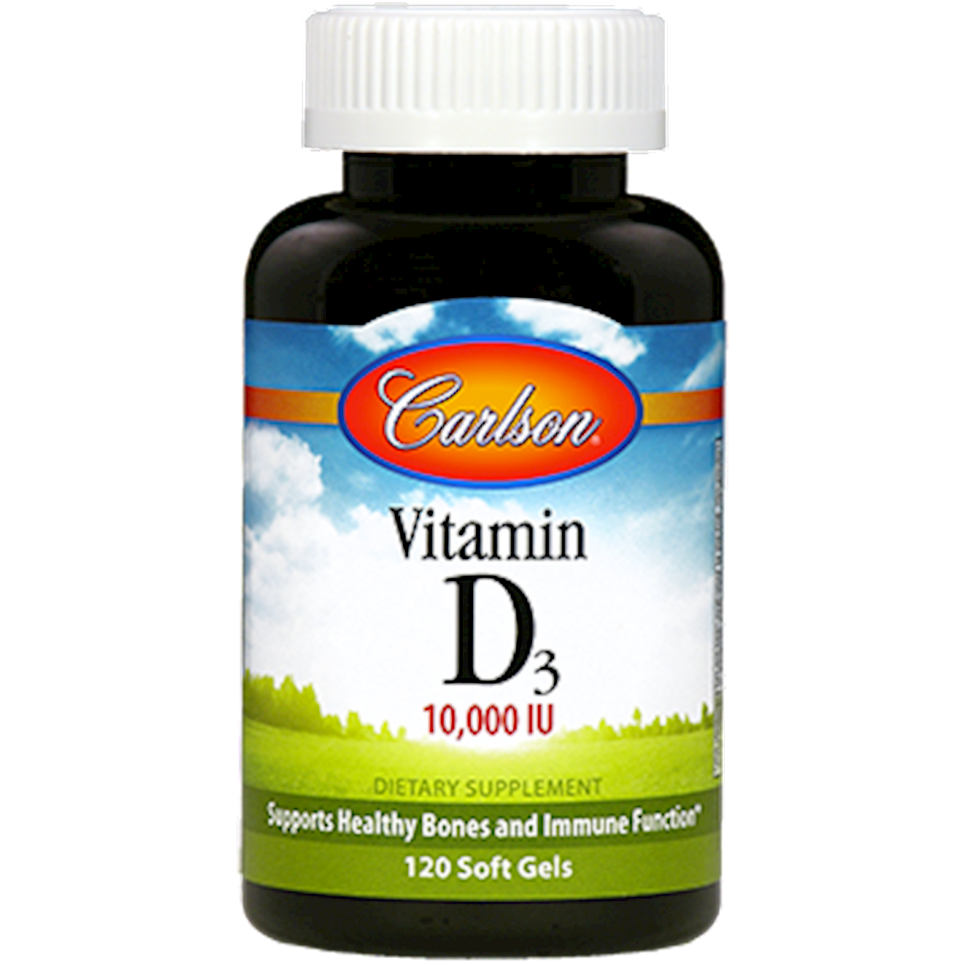 Vitamin D3 10,000 IU 120 gels Curated Wellness