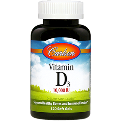 Vitamin D3 10,000 IU 120 gels Curated Wellness
