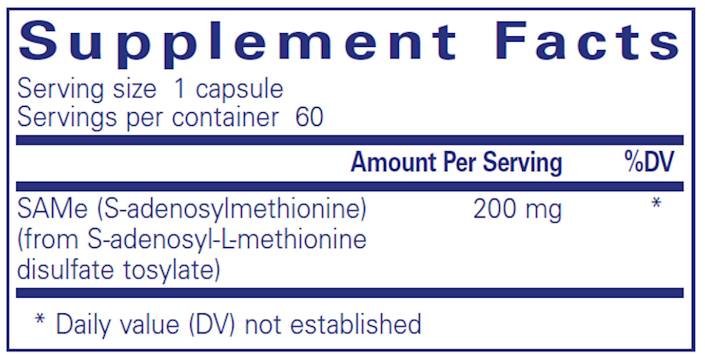 SAMe (S-Adenosylmethionine)  Curated Wellness