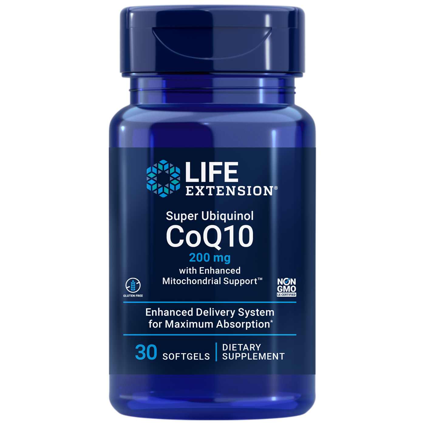 Super Ubiq CoQ10 MitoSupp 200mg 30 sgels Curated Wellness