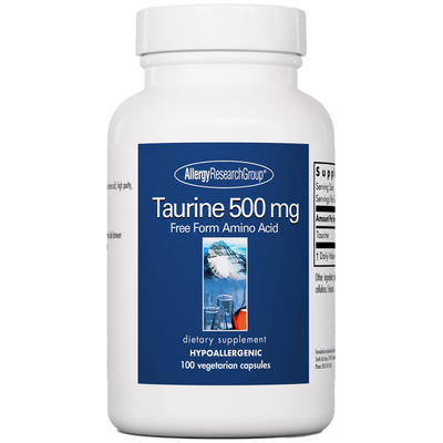 Taurine 500 mg 100 caps Curated Wellness