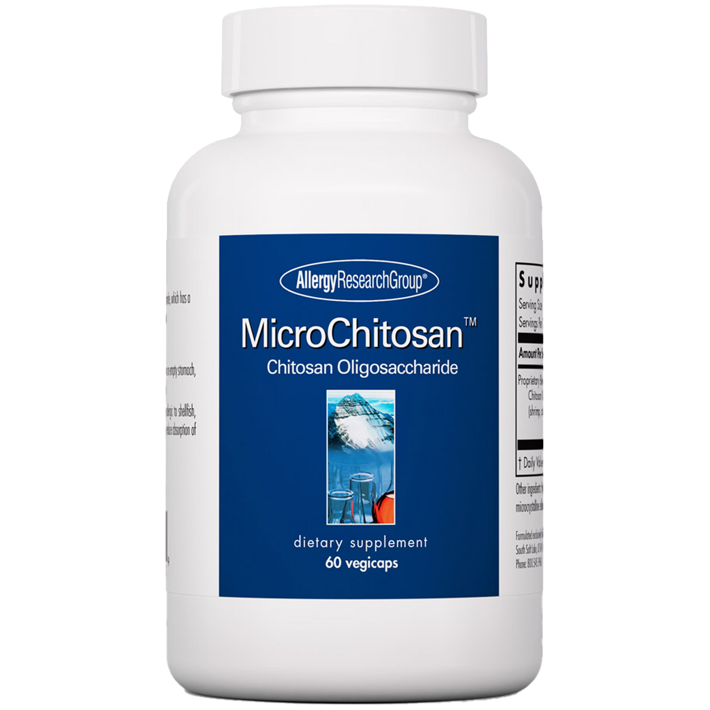 MicroChitosan 60 vcaps Curated Wellness