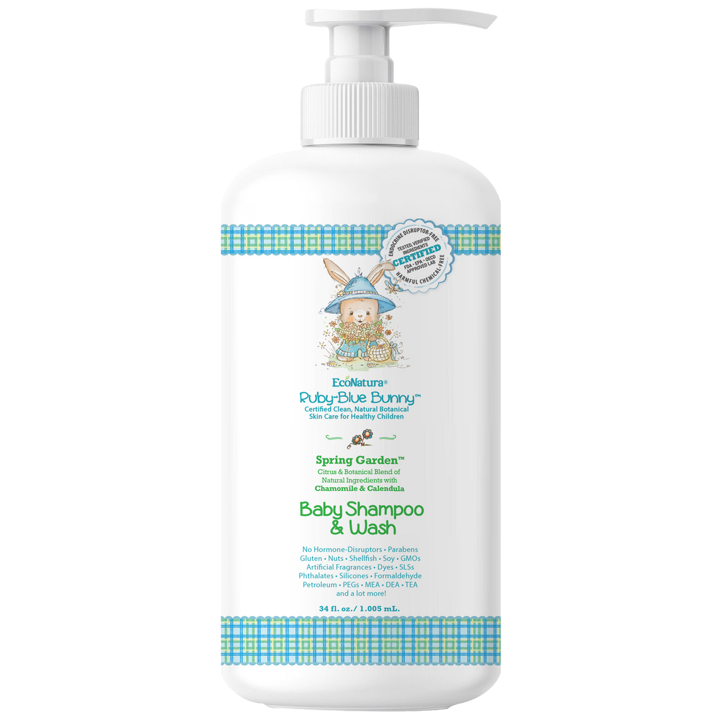 Shampoo & Wash 34 fl oz Curated Wellness